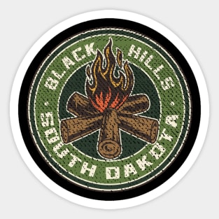 Black Hills South Dakota Campfire Sticker